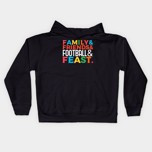 Football shirt for Family and Friends Kids Hoodie by Monster Skizveuo